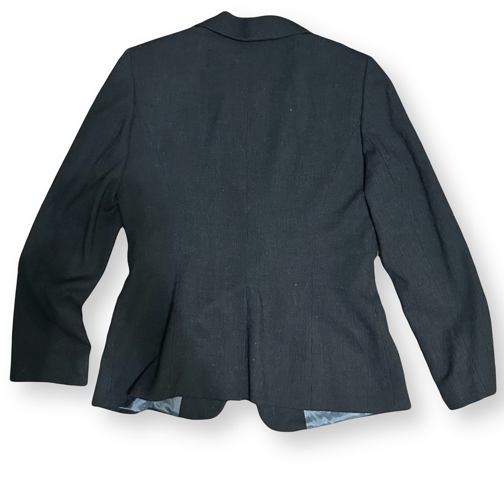 Tahari / Arthur S Levine Dark Blue & Black Pantsuit size 10 Blazer & Trousers - Picture 5 of 8